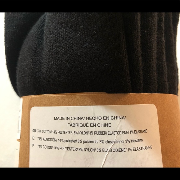 Vans Crew Socks, Black, 3 Pack - Picture 4 of 7